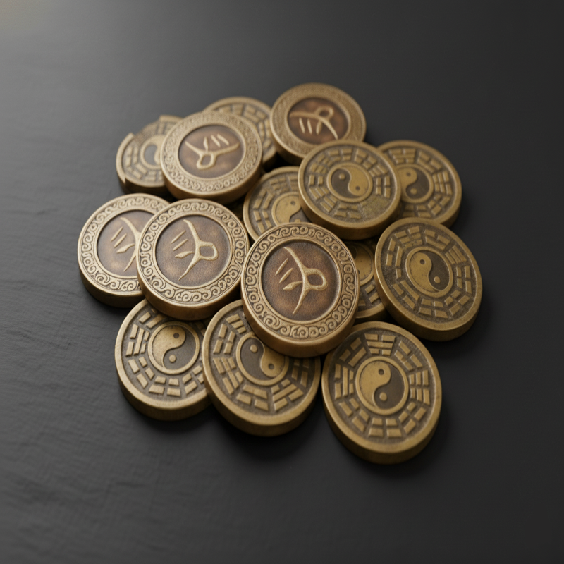 Traditional I Ching Divination Coins Set